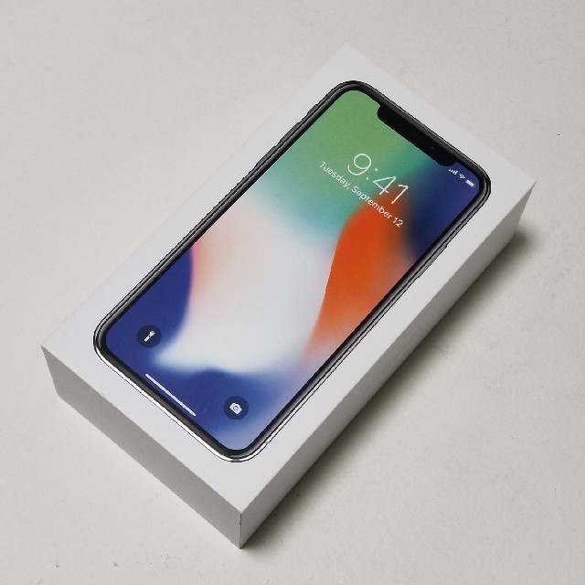 【未使用新品】iPhoneX 64GB グレイ SIMフリー版本体