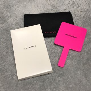 シュウウエムラ(shu uemura)のshuuemura  ピンク手鏡(その他)