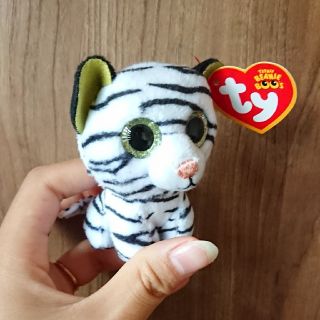 マクドナルド(マクドナルド)のハッピーセット ty ホワイトタイガー(ぬいぐるみ)