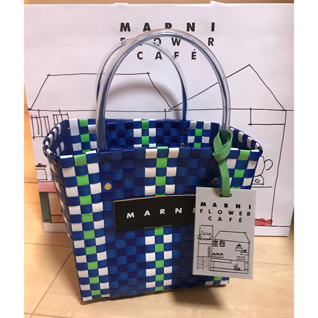 【最安】MARNI FLOWER CAFEピクニックバッグ