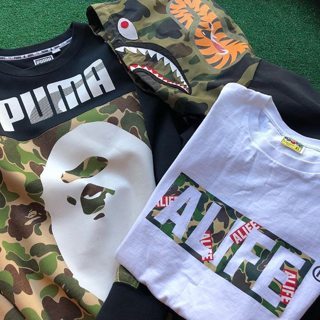 bape × PUMA コラボ　Tシャツ