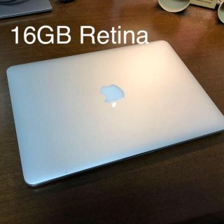 マック(Mac (Apple))のMacbookPro Retina RAM16GB SSD256GB(ノートPC)