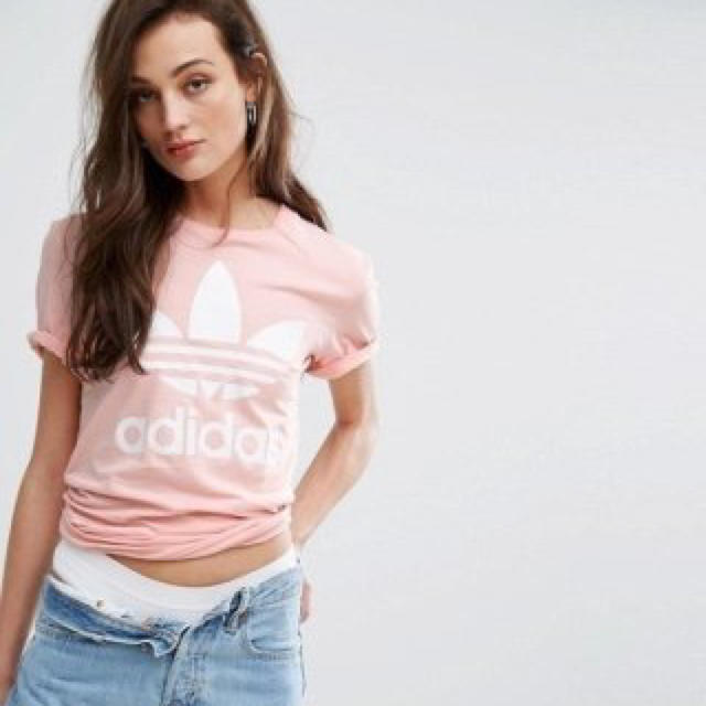 adidas(アディダス)の激レア‼️アディダス adidas  Ｔシャツ 薄ピンク  メンズのトップス(Tシャツ/カットソー(半袖/袖なし))の商品写真