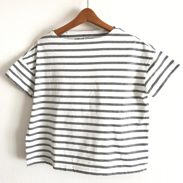 MUJI (無印良品)(ムジルシリョウヒン)のMUJI ボーダーTシャツ レディースのトップス(Tシャツ(半袖/袖なし))の商品写真