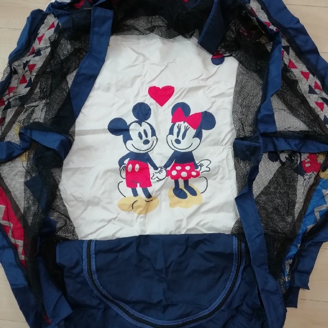 Disney(ディズニー)の【ほぼ新品未使用】Disney baby ベビーサークル キッズ/ベビー/マタニティの寝具/家具(ベビーサークル)の商品写真