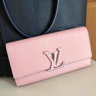 ルイヴィトン(LOUIS VUITTON)の美品 ルイヴィトン カプシーヌ マグノリア(財布)