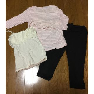 ベルメゾン(ベルメゾン)のPINK❤️妊婦ウェア✨授乳ウェア✨まとめて3点❤️(マタニティルームウェア)