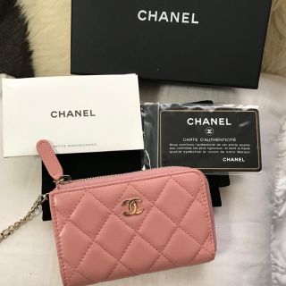 シャネル(CHANEL)のシャネル☆キーケース☆カードケース☆キーリング☆マトラッセ☆ローズピンク(キーケース)