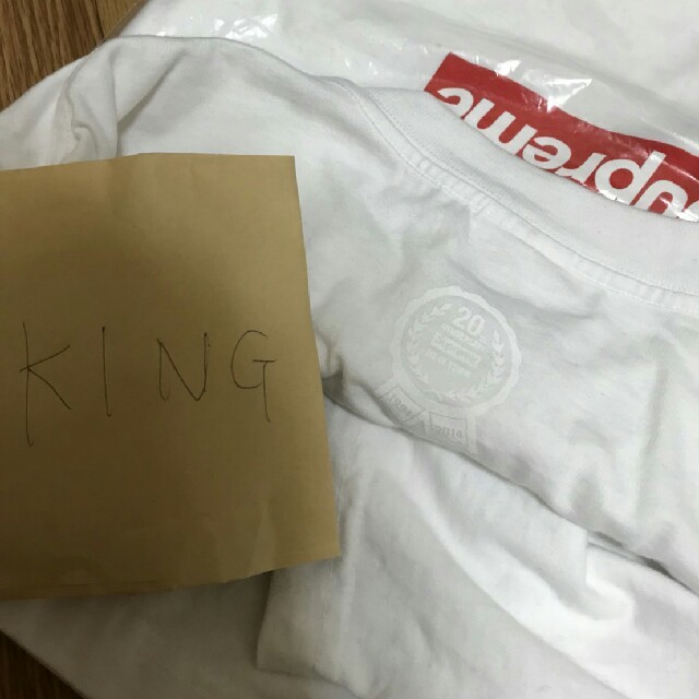 Supreme - Supreme20th ボックスロゴT 納品書コピー付きの通販 by KING