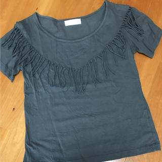 アナップミンピ(anap mimpi)のフリンジTシャツ(Tシャツ(半袖/袖なし))
