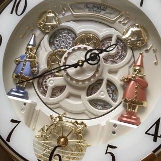 電波 からくり掛け時計 スモールワールド リズム時計の通販 by lemon's