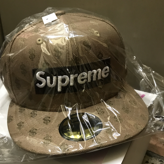 supreme  new era ニューエラ キャップ ブラウン