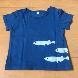 ムジルシリョウヒン(MUJI (無印良品))の無印良品♡魚柄Tシャツ90センチ(Tシャツ/カットソー)