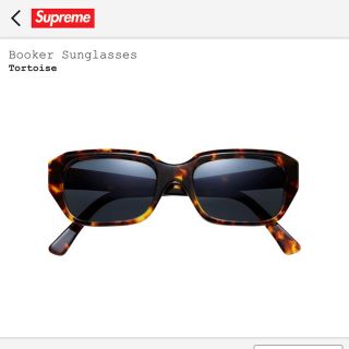 シュプリーム(Supreme)のsupreme Booker Tortoise 18ss 国内正規(サングラス/メガネ)