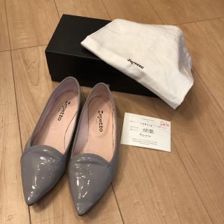 レペット(repetto)のひまちこ様専用 レペット ライトグレー パンプス  38 1/2(バレエシューズ)