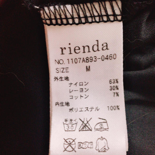 rienda(リエンダ)のrienda ワンピース レディースのワンピース(ひざ丈ワンピース)の商品写真