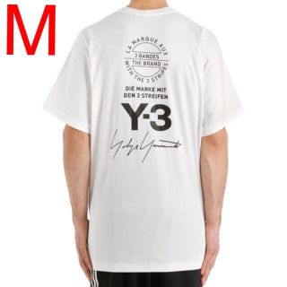 ワイスリー(Y-3)の【新品】Y-3 Tシャツ 18ss ホワイト Mサイズ(Tシャツ/カットソー(半袖/袖なし))