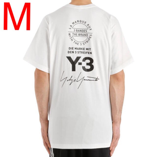 ワイスリー(Y-3)の【新品】Y-3 Tシャツ 18ss ホワイト Mサイズ(Tシャツ/カットソー(半袖/袖なし))