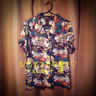 アングリッド(Ungrid)のungrid アロハシャツ★Black(シャツ/ブラウス(半袖/袖なし))