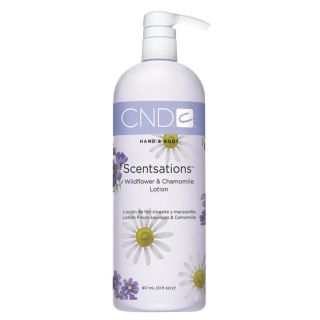 シーエヌディー(CND)の新品 送料込 CND センセーション ワイルドフラワー＆カモミール 917ml(ボディローション/ミルク)