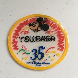 Disney プラ板 ディズニー バースデーシール風 35thバージョンの通販