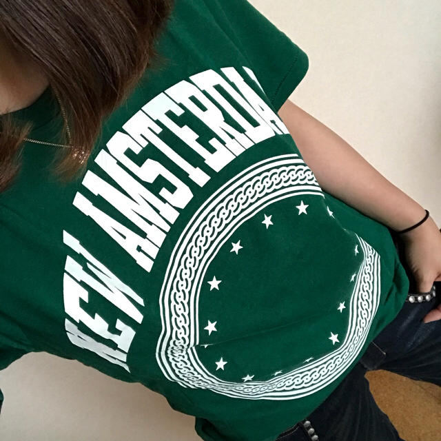 moussy(マウジー)のmoussy★ロゴプリントTシャツ レディースのトップス(Tシャツ(半袖/袖なし))の商品写真