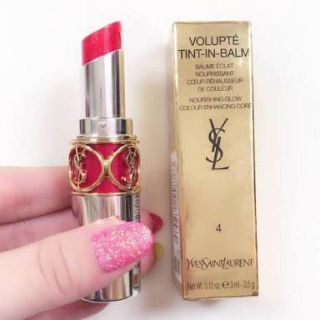 サンローラン(Saint Laurent)の限定値下げ♡YSL ヴォリュプテティントインバーム #4(口紅)