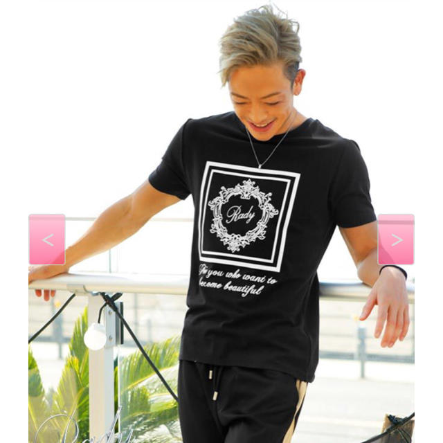 Rady - 複数購入の方限定♡ Rady ホテルシリーズメンズTシャツの通販 Rady - 複数購入の方限定♡ Rady ホテルシリーズメンズTシャツの通販