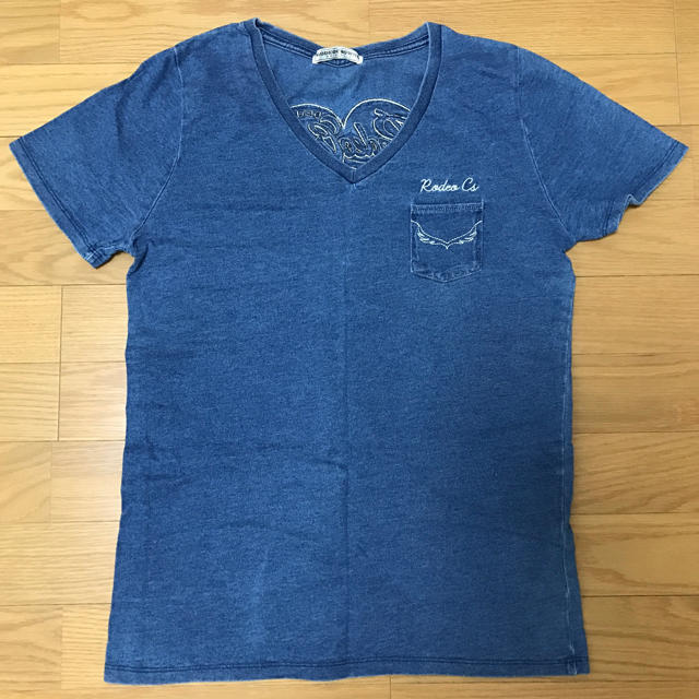 RODEO CROWNS(ロデオクラウンズ)のロデオクラウンズ インディゴTシャツ レディースのトップス(Tシャツ(半袖/袖なし))の商品写真