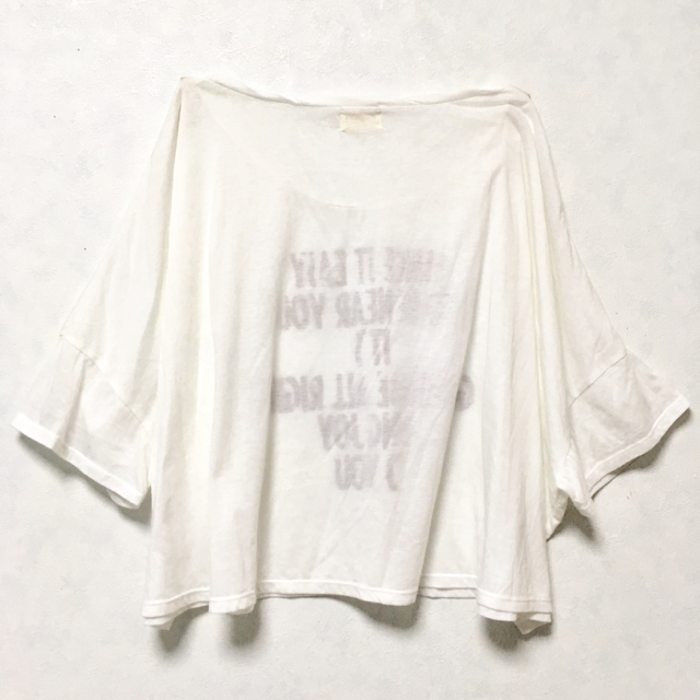 Ungrid(アングリッド)のUNGRID アングリッド ショート Tシャツ カットソー ドルマン 半袖 レディースのトップス(Tシャツ(半袖/袖なし))の商品写真