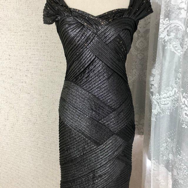 TADASHI SHOJI(タダシショウジ)の新品同様 タダシショージ Tadashi Shoji ワンピース ドレス グレー レディースのワンピース(ひざ丈ワンピース)の商品写真