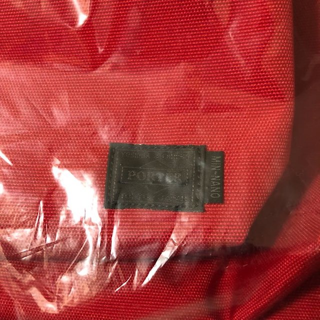 PORTER(ポーター)の新品 広島 MIN-NANO × PORTER バックパックcp red 赤 メンズのバッグ(その他)の商品写真