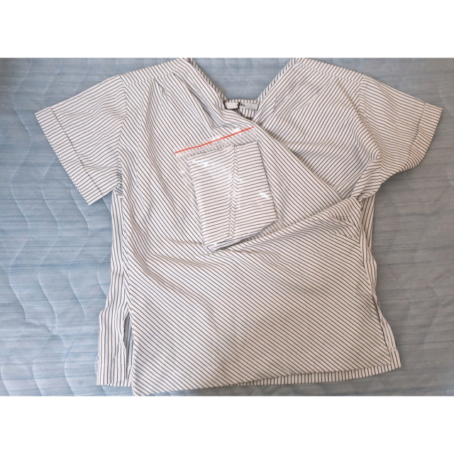 GRL(グレイル)のグレイル ウエストリボンカシュクールトップス レディースのトップス(シャツ/ブラウス(半袖/袖なし))の商品写真