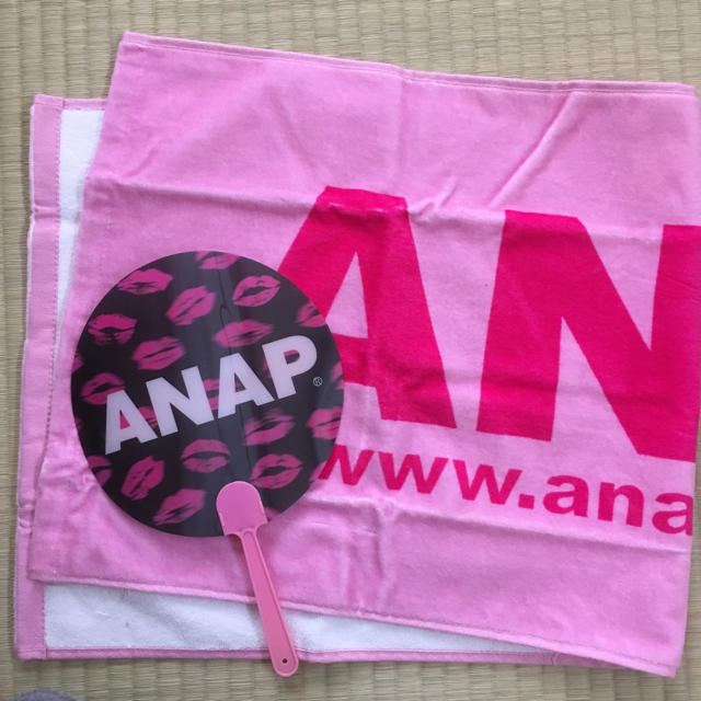 ANAP(アナップ)のANAP ロゴタオル フェイスタオル おまけ付き エンタメ/ホビーのアニメグッズ(タオル)の商品写真