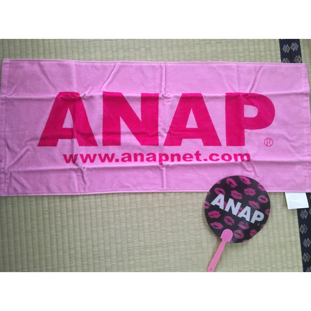 ANAP(アナップ)のANAP ロゴタオル フェイスタオル おまけ付き エンタメ/ホビーのアニメグッズ(タオル)の商品写真