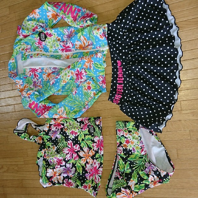 JENNI(ジェニィ)の4点  セット JENNI 水着 ラッシュガード キッズ/ベビー/マタニティのキッズ服女の子用(90cm~)(水着)の商品写真