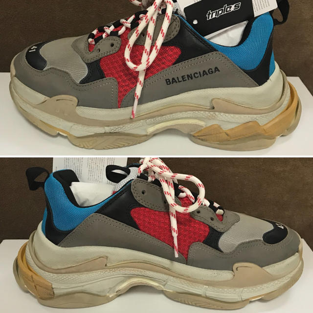 Balenciaga(バレンシアガ)の即日発送 41 BALENCIAGA triple s 渋谷西武店購入 国内品 メンズの靴/シューズ(スニーカー)の商品写真