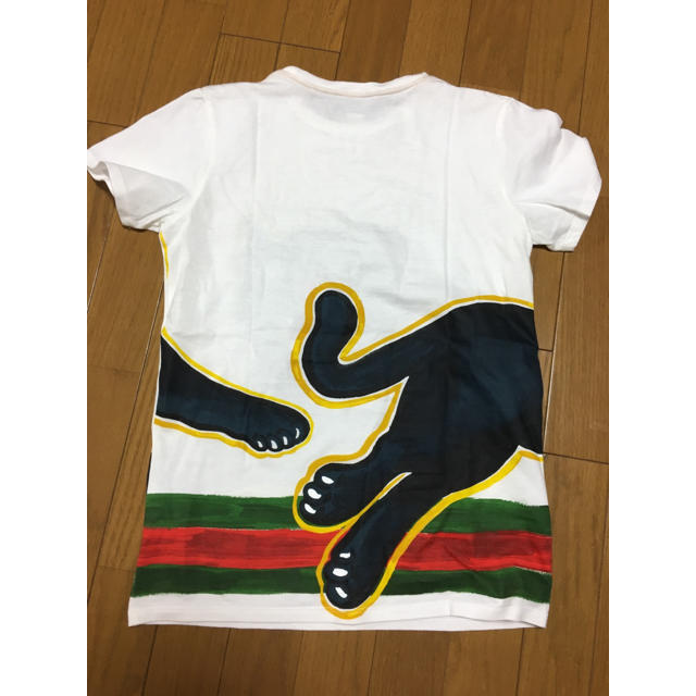 Gucci(グッチ)の●GUCCIグッチ17ssパンサーアップリケTシャツ●チルドレンズ12歳大人も レディースのトップス(Tシャツ(半袖/袖なし))の商品写真