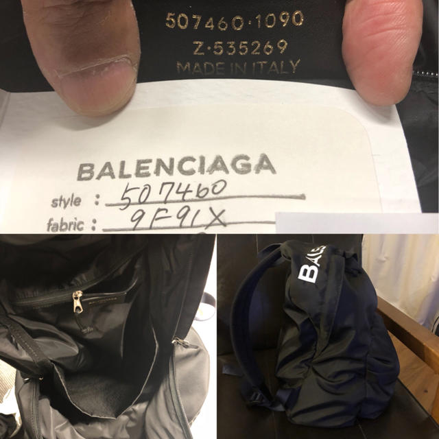 Balenciaga(バレンシアガ)の国内正規品 バレンシアガ  バックパック BALENCIAGA 2018SS メンズのバッグ(バッグパック/リュック)の商品写真