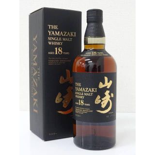 サントリー(サントリー)の山崎18年700ml 新品箱つきマイレージ付き(ウイスキー)