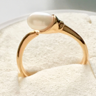 ヨンドシー(4℃)の専用 4°C k18 真珠のリング(リング(指輪))