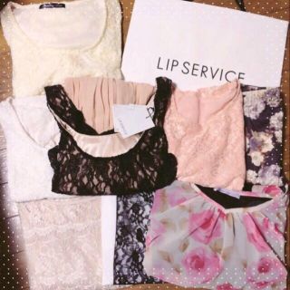 リップサービス(LIP SERVICE)のLIP SERVICEレース系8点セット(セット/コーデ)