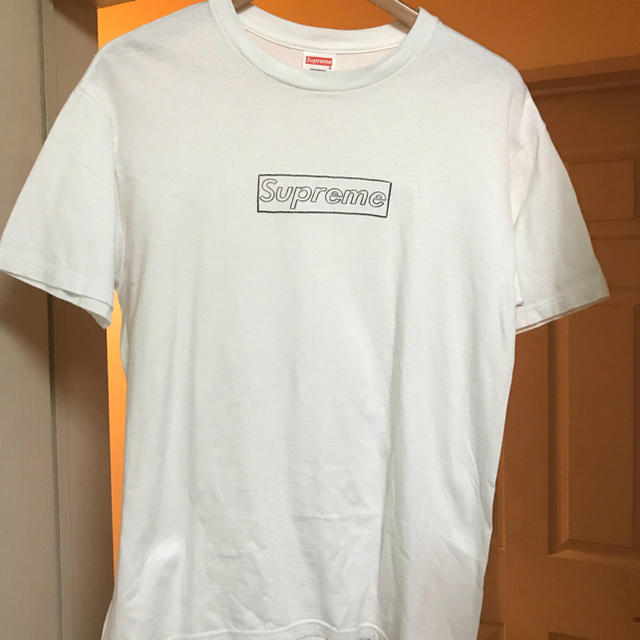 込 supreme 11ss kaws box logo tee ボックスロゴ-