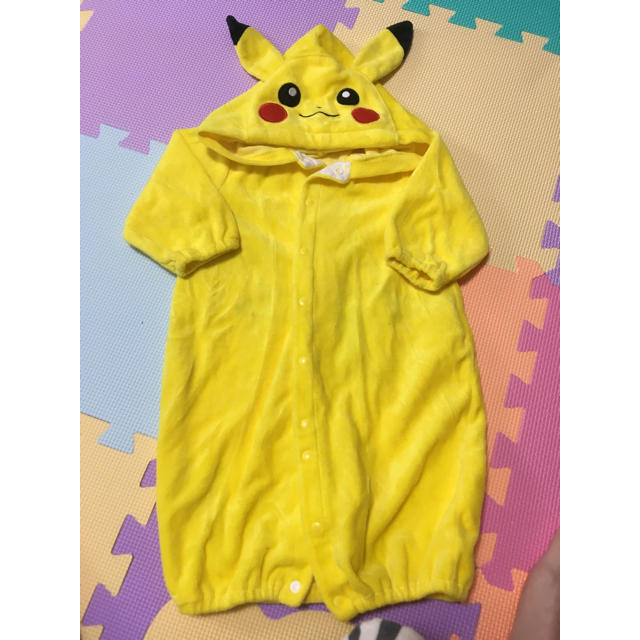 ポケモン(ポケモン)のピカチュウ なりきりロンパース キッズ/ベビー/マタニティのベビー服(~85cm)(カバーオール)の商品写真