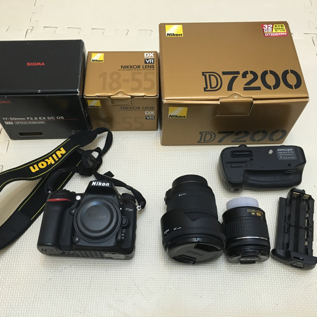 国産品 Nikon あとピンさん専用！Nikon Sigma レンズ2本 美品 D7200 デジタル一眼