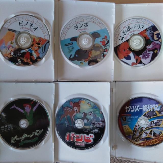 Disney(ディズニー)の6枚セットで ピノキオ ダンボ バンビ他 DVD エンタメ/ホビーのDVD/ブルーレイ(アニメ)の商品写真