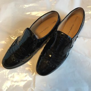 ツモリチサト(TSUMORI CHISATO)のツモリチサト  エナメル スリッポンシューズ(ローファー/革靴)