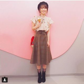 ジルスチュアート(JILLSTUART)のゆうこす着用♡ジルスチュアートブラウス(シャツ/ブラウス(半袖/袖なし))