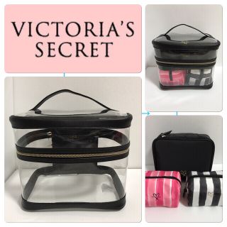 ヴィクトリアズシークレット(Victoria's Secret)の新品 ヴィクトリアシークレット クリアバニティケース バニティバッグ全4点セット(ハンドバッグ)