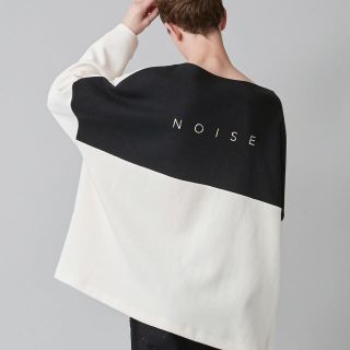 ステュディオス(STUDIOUS)のNOISE刺繍切替ボートネック(第2弾)(Tシャツ/カットソー(七分/長袖))